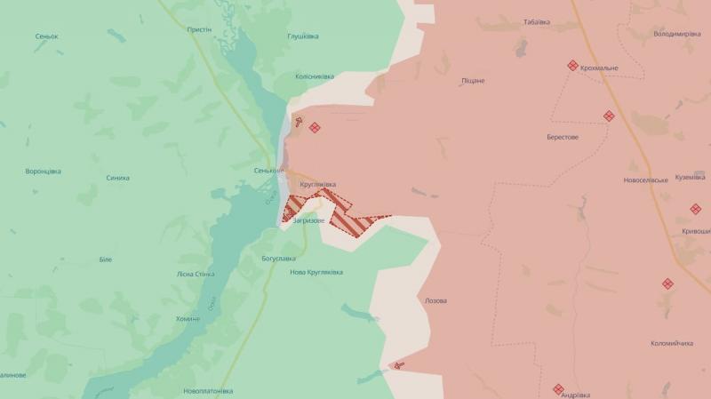 Російські війська здійснили просування в Харківській області, Донеччині та на території Курської області Росії, повідомляє DeepState.