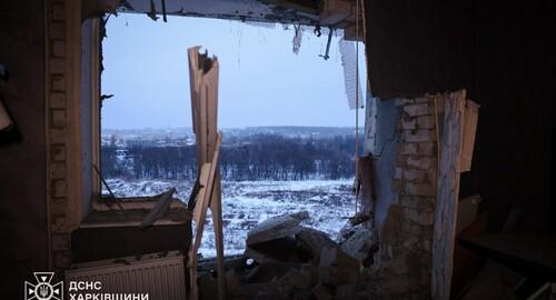 Рятувальники продемонстрували результати атаки російських військ на житловий будинок у Харкові.