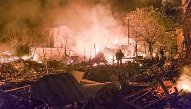 Кількість осіб, які постраждали внаслідок дронового нападу на Харків, збільшилася до 45.