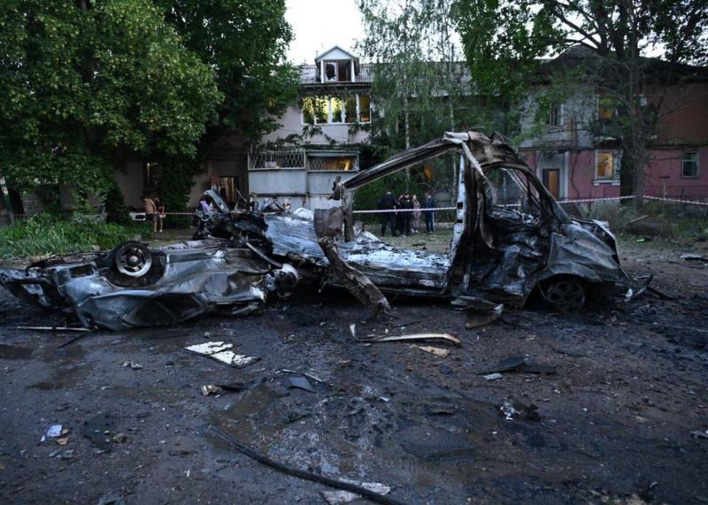З'явилися фотографії руйнувань, спричинених атакою на Одесу.