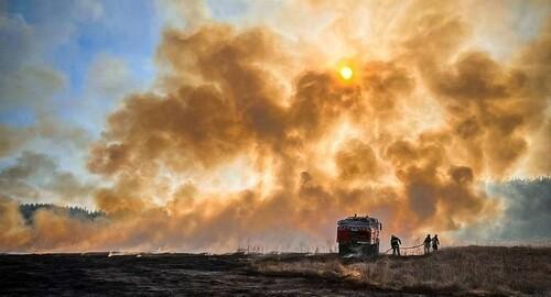 ДСНС повідомила, що на Харківщині згоріло 8,8 гектарів природних екосистем.