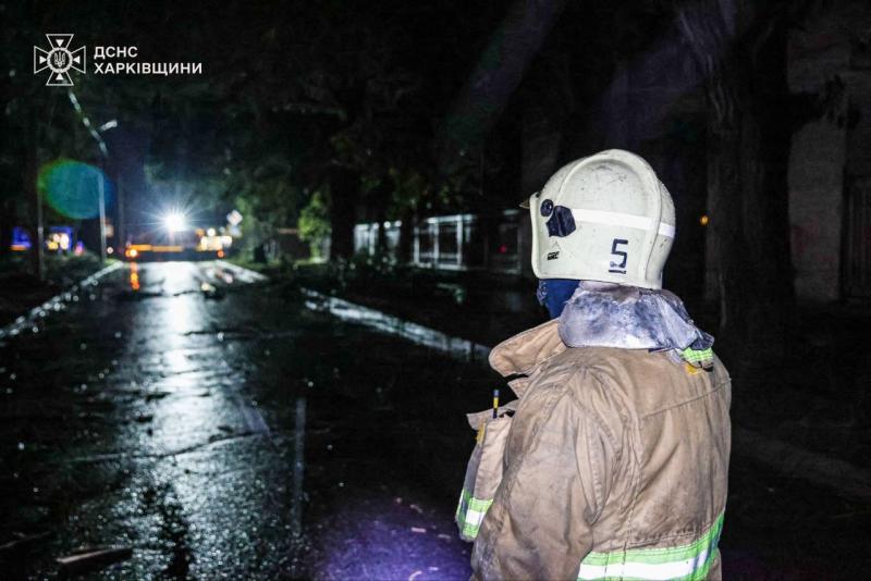 У Харківській області внаслідок стихійного лиха загинула одна жінка, також зафіксовано випадки травмування - фото.