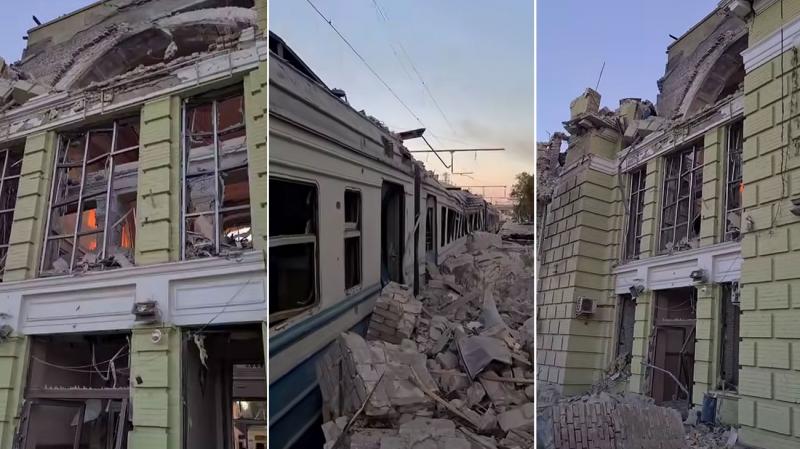 Російські війська атакували залізничну інфраструктуру в Лозовій: один працівник залізниці загинув, ще четверо отримали поранення.