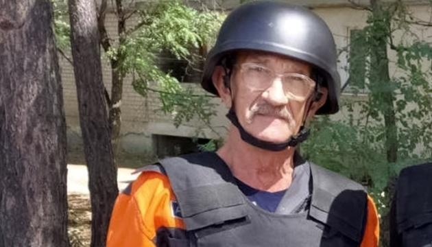 Вшанування пам'яті Ігоря Гончаренка, працівника газових мереж Харківської області.