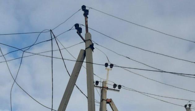 У Харківській області сім населених пунктів залишилися без електрики внаслідок обстрілів з боку Росії.