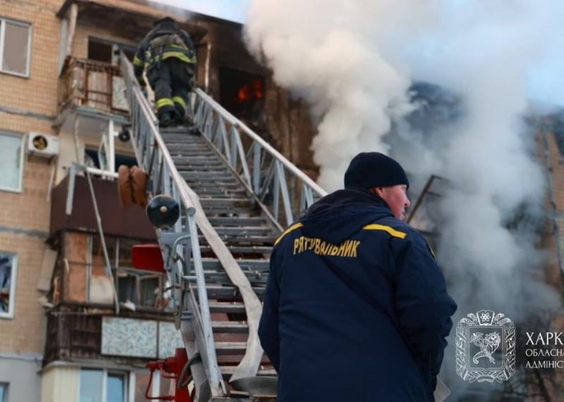 У Харкові семеро людей отримали поранення через атаку з боку Російської Федерації.