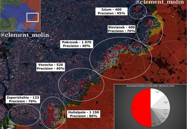 Новий рекорд: 8284 повітряних атаки за один місяць – як Росія коригує свою стратегію бомбардувань України.